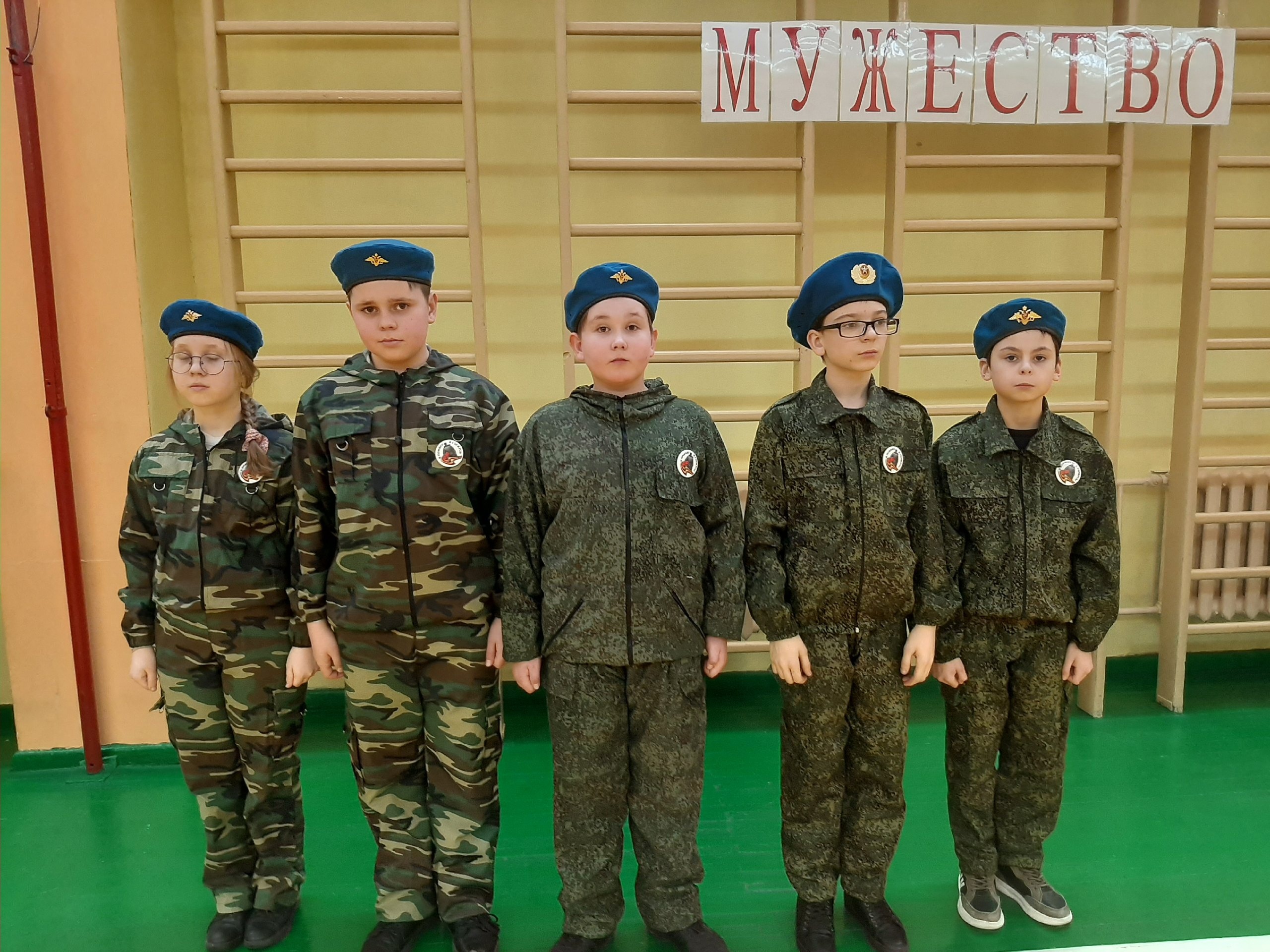 В пятёрке сильнейших команд района пятёрка бесстрашных ребят военно-патриотического клуба имени воина интернационалиста Н.Н Исматова.